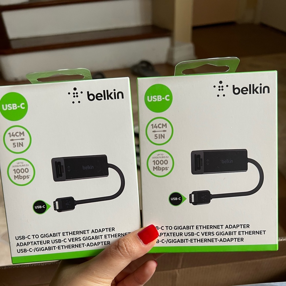 Belkin USB-C to Ethernet adapter